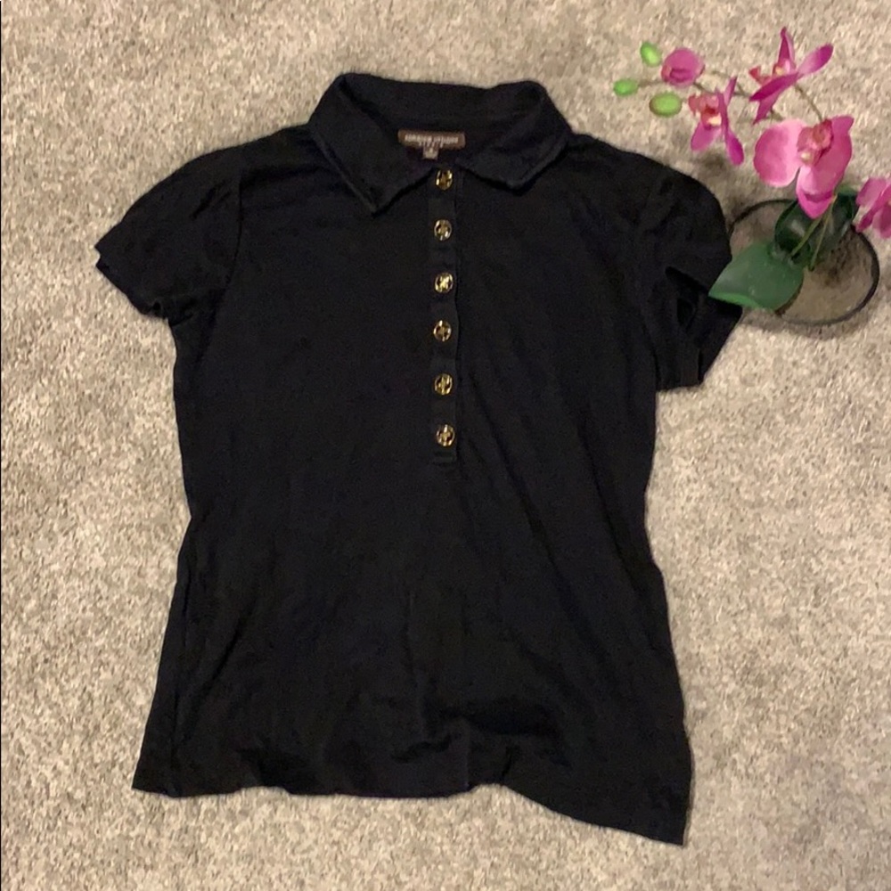 🌿 Chic Black Polo 👕